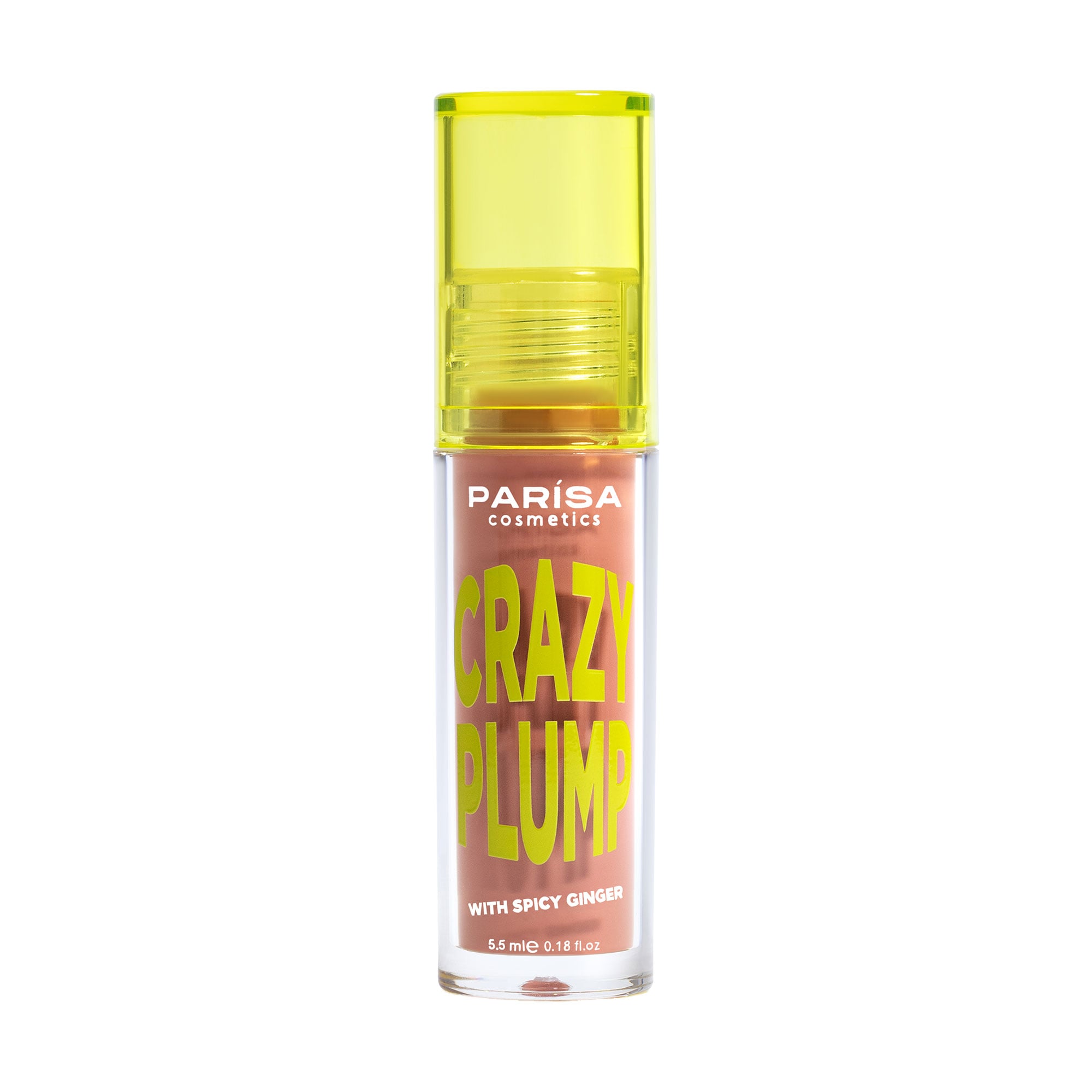 Блиск-плампер для губ Parisa Cosmetics Crazy Plump Lipgloss 104 Beige Sense, 5.5 мл